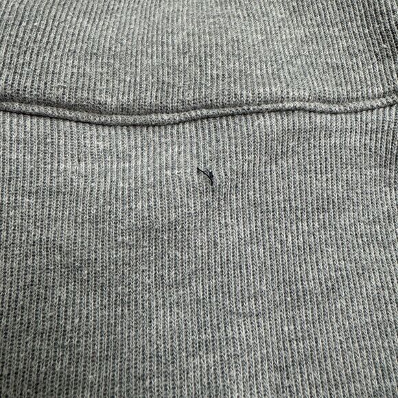 Champion Elite Oregon Ducks 1/4 Zip Pullover Sweatshirt Mens Small Gray NCAA - Picture 6 of 16